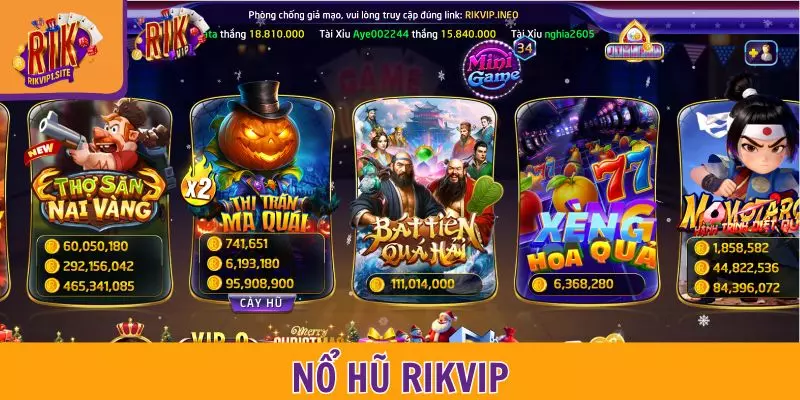 Sảnh nổ hũ RIKVIP